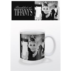Mug - Audrey Hepburn Tiffanys N&B