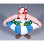 Key chain Obelix holding pants