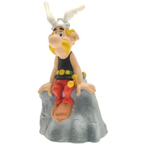 Tirelire Asterix sur rocher