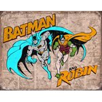 Enseigne metal Batman Robin 16x12