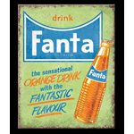 Enseigne metal Fanta retro