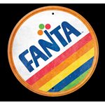 Fanta metal sign