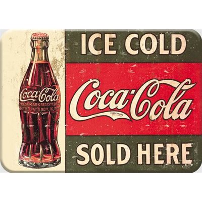 Aimant Coca-Cola 1916 Ice cold