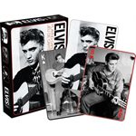 Jeu de cartes Elvis noir & blanc