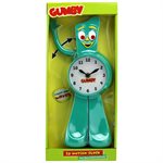 Gumby motion clock moving arm