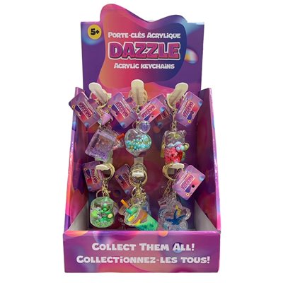 Dazzle acrylic keychains D / 36