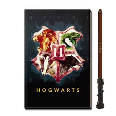 Harry Potter Hogwarts Journal and wand