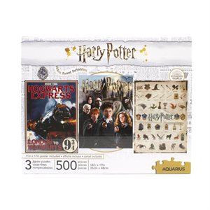 3 x 500pc Harry Potter Puzzles