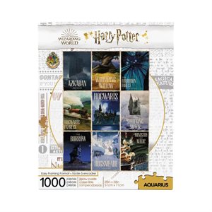 Harry Potter Travel Poster 1000pc Puzzle