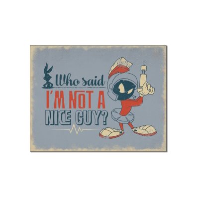 Marvin 12 x 16 metal sign