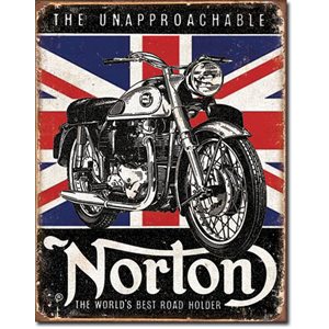 Enseigne metal Norton Best road