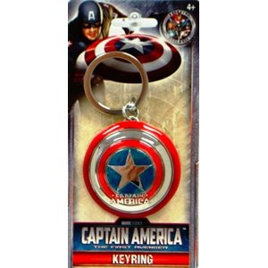 Porte-cle metal bouclier Captain A.
