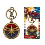 Captain Marvel metal keychain