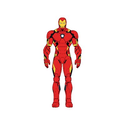 Aimant 3D flexible mousse Iron Man