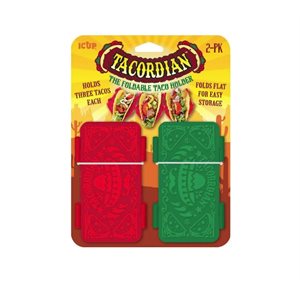 Foldable taco holder Tacordian