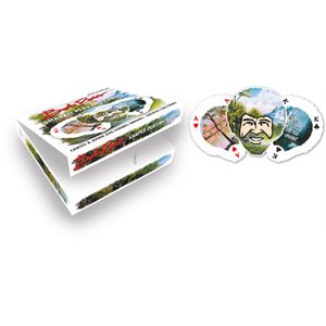 BOB ROSS SHAPED Playing Cards