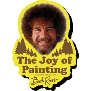 Funky ch BOB ROSS JOY OF PAINTING magnet