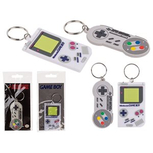 12 ass. controller and gameboy keychains