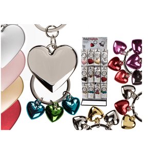 Assorted heart keychains D / 60