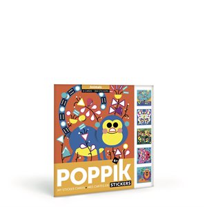 Poppik sticker cards - animals