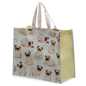 Reusable waterproof Pugs bag