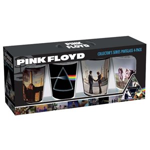 4 Verres assortis albums Pink Floyd