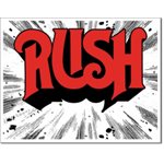 Rush 12x16  Metal Sign