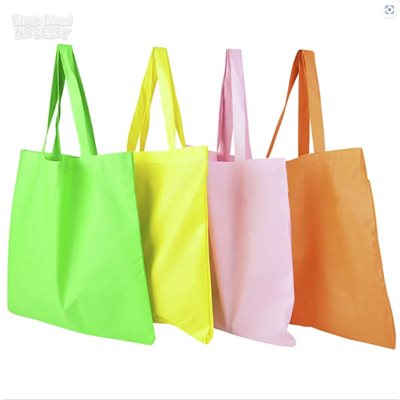 Assorted neon tote bags D / 36