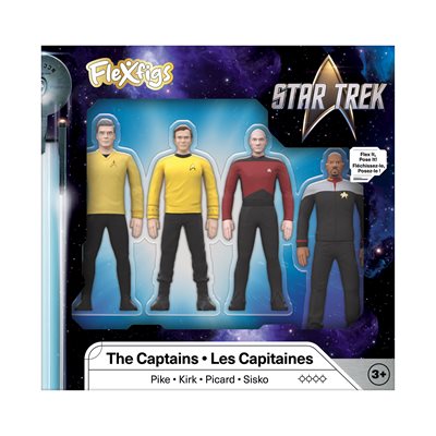 Figurines flexibles Star Trek pk de 4