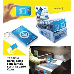 Porte-carte Opus bleu PCP01 / 50