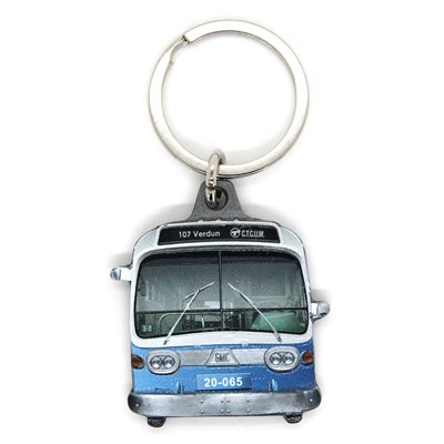 Verdun bus keychain