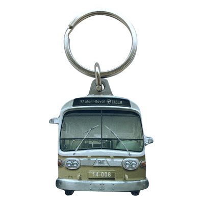 Mont-Royal bus keychain