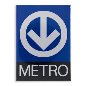 STM metro logo magnet