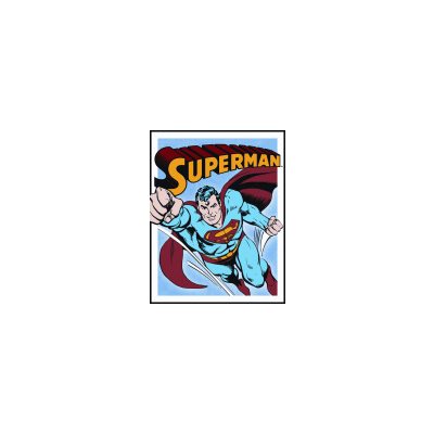 Superman retro metal sign