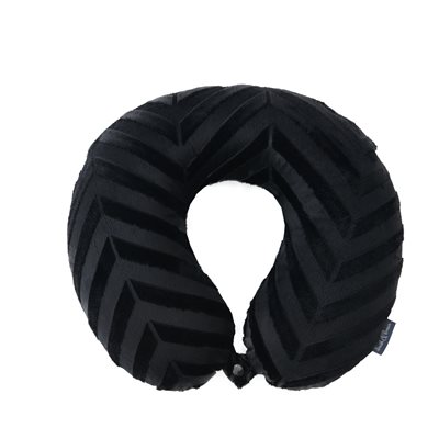 Embossed black neck pillow