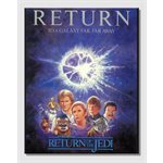 Star Wars return of the Jedi metal sign