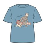 BLUE T-shirt Tintin briefcase S