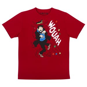 T-shirt Haddock wouah rouge 2A