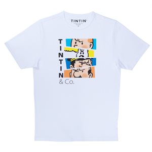 T-shirt Tintin et co couleur L