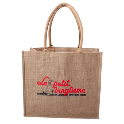 Sac jute rouge le Petit vingtieme