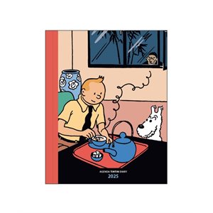 Agenda Bureau Tintin 2025 15x21cm