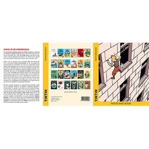 16 postcards Tintin FR albums