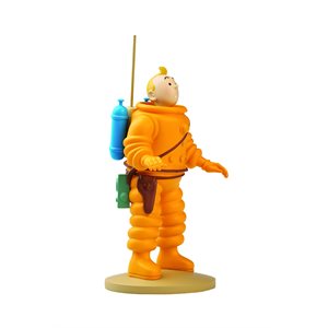 Resin Figurine Tintin moon 13.5cm