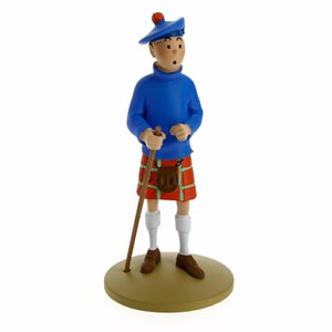 Resin Figurine Tintin kilt