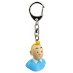 Porte-cle buste Tintin 4 cm