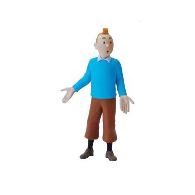 Figurine Tintin blue shirt 8.5 cm