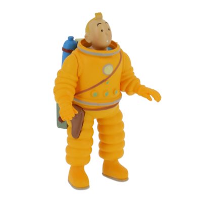 Figurine Tintin Cosmonaute 8cm