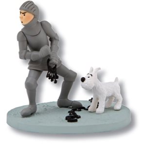 Coffret figur. Tintin Milou armure#