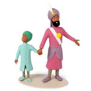 Statuette Maharaja et son fils 25cm