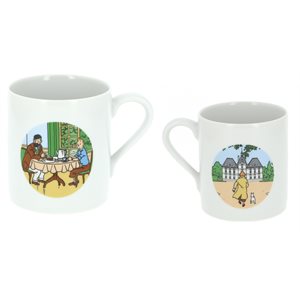 Tintin and Haddock Breakfast mug